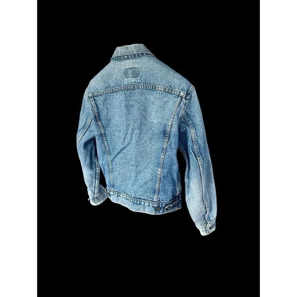 Vintage 1970s Levi's‎ Type 3 III Trucker Jacket Denim Made In USA Sz 42